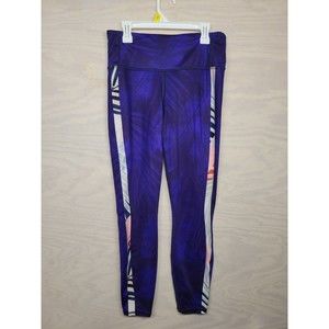 Athleta Women's SZ S Capri Leggings Yoga Pants Activewear Coin Pocket Purple